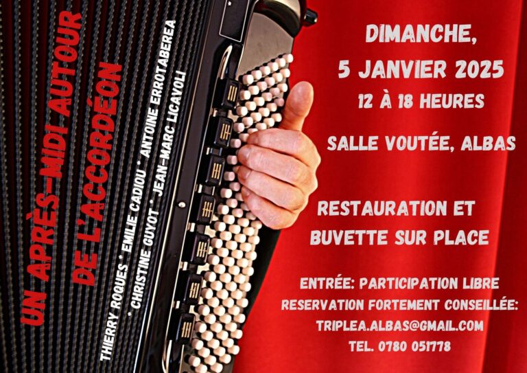 Accordeon festival  5 jan Albas